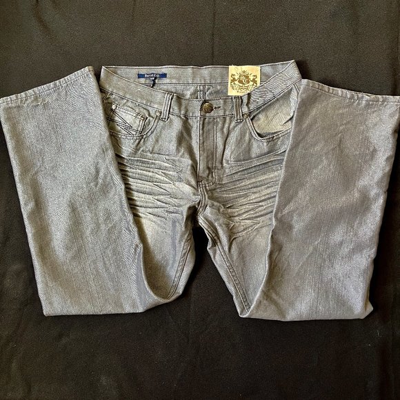 NWT Sarred Gult mens algodon distressed gray jeans - Picture 4 of 9